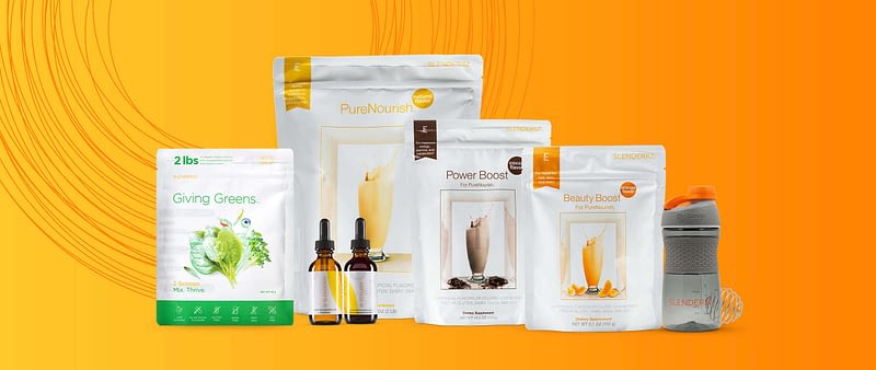 slenderiiz hero image with all products